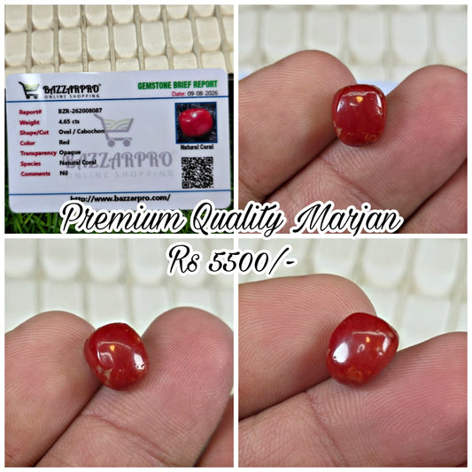 Premium Quality Marjan Stone With Lab Certificate