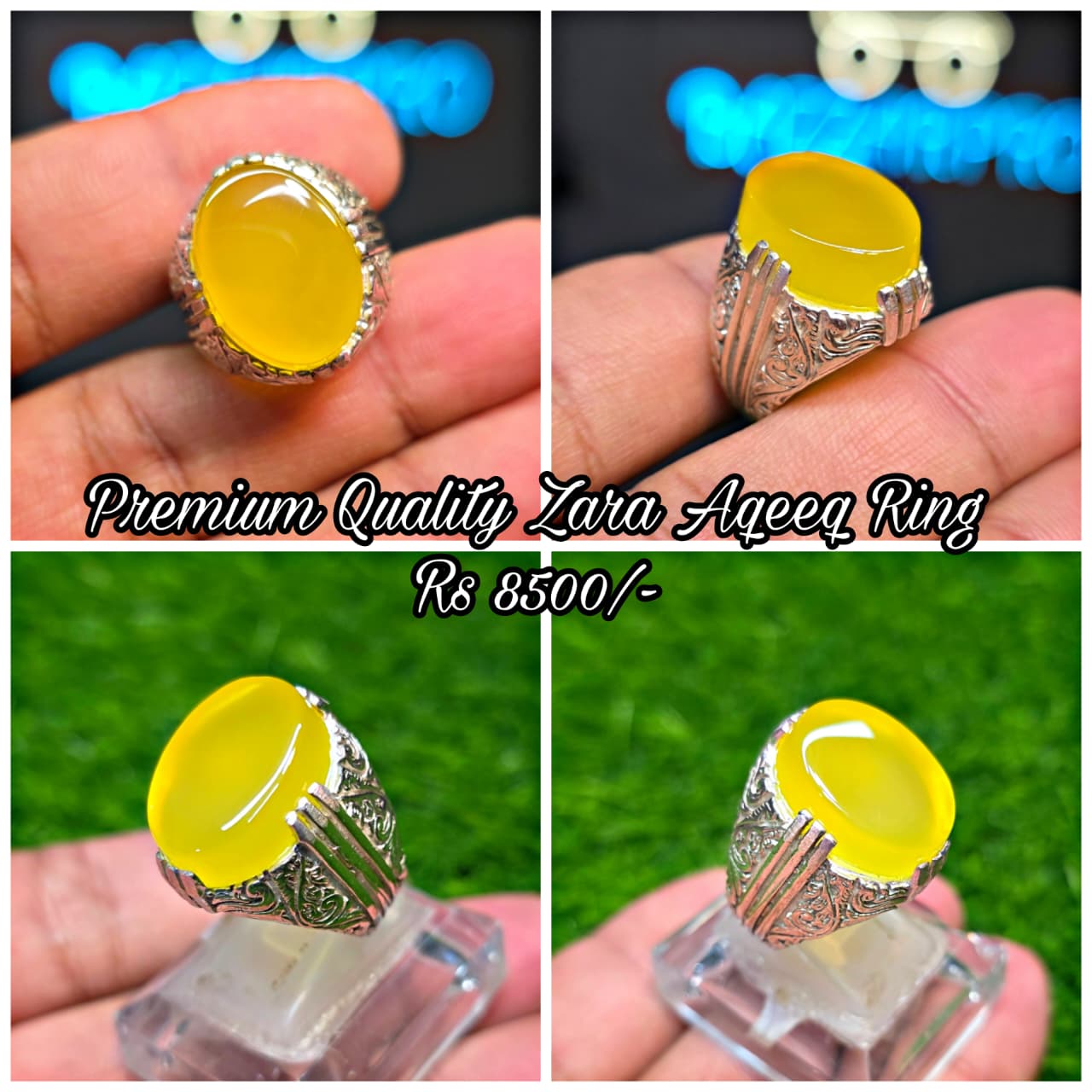 Premium Quality Zarad Aqeeq Ring