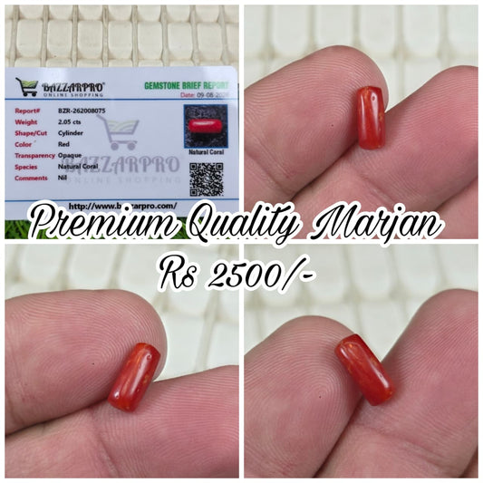 Premium Quality Marjan Stone With Lab Certificate