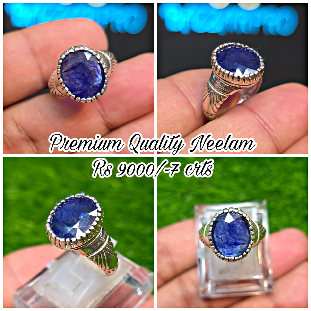Premium Quality Neelam Ring