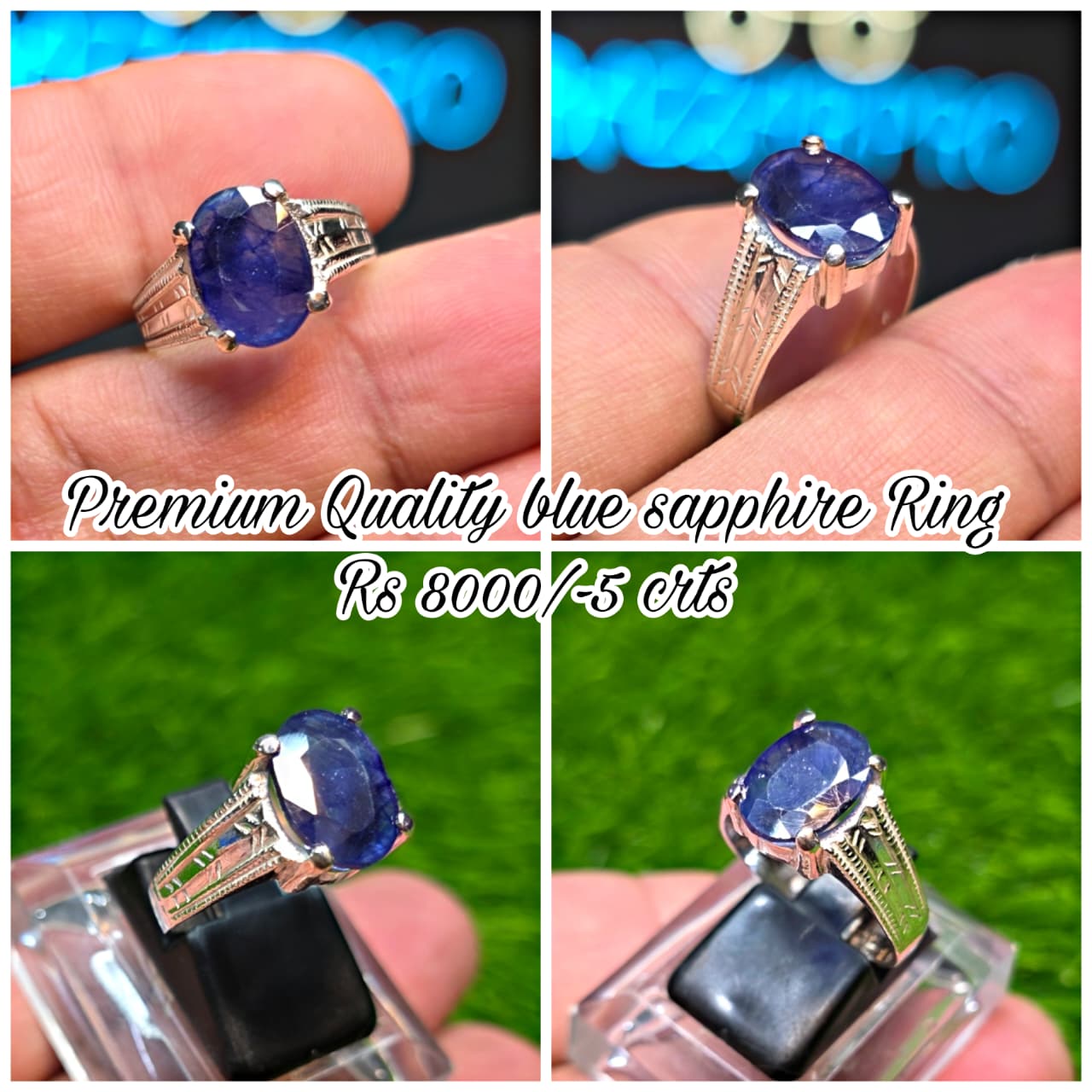 Premium Quality Neelam Ring