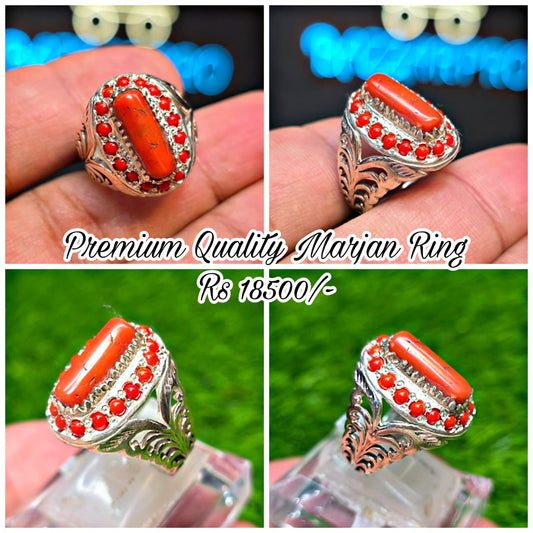 Premium Quality Marjan Ring