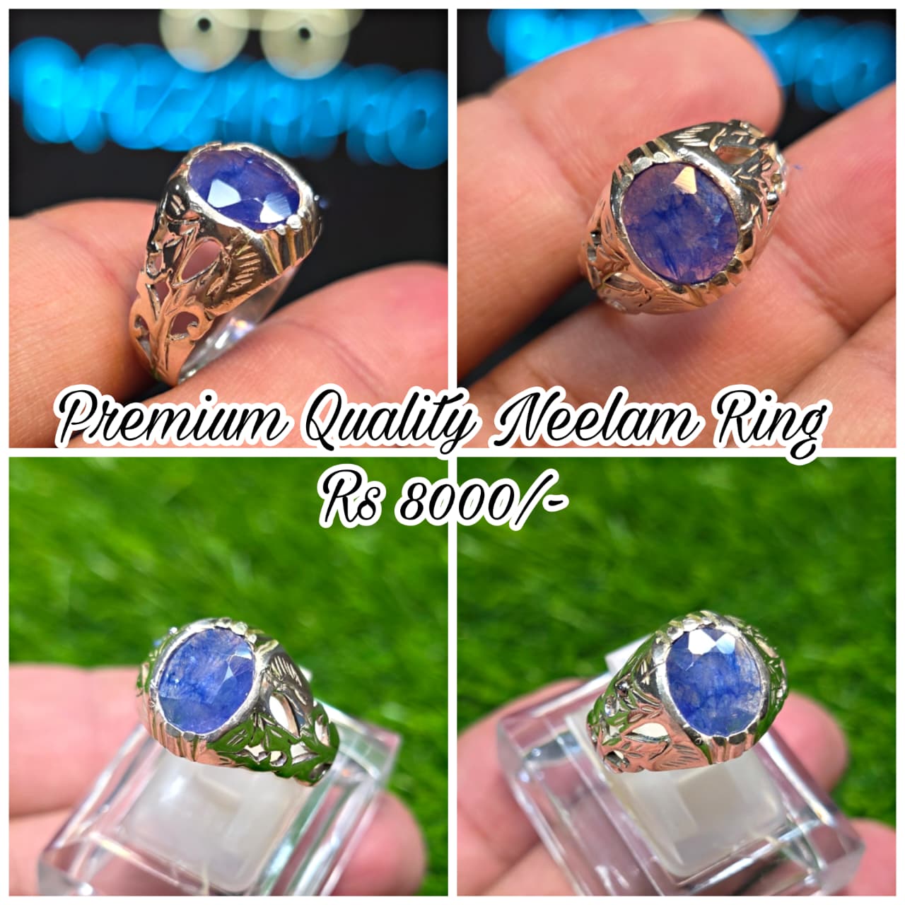 Premium Quality Neelam Ring
