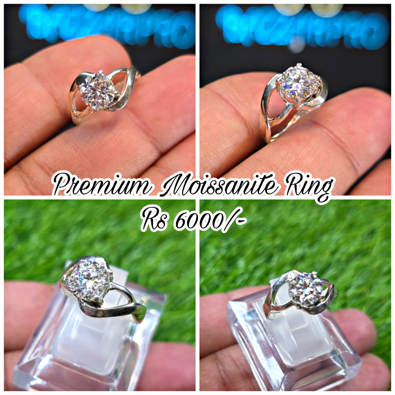 Premium Quality Moissanite Ring