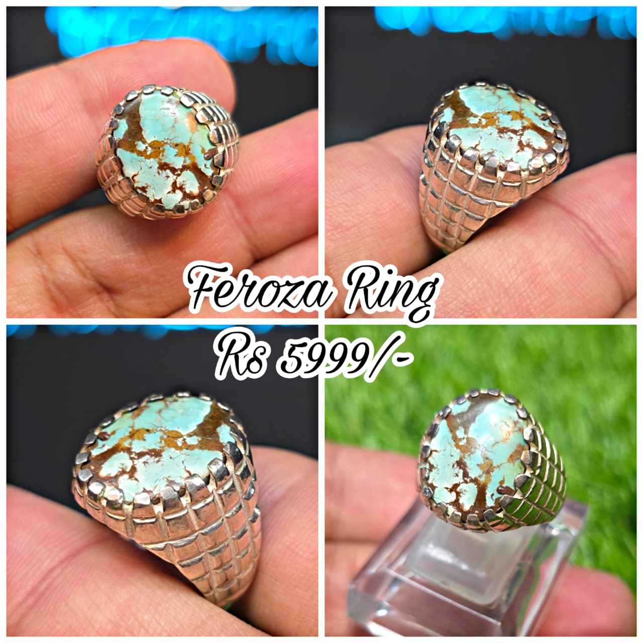 Premium Quality Feroza Ring