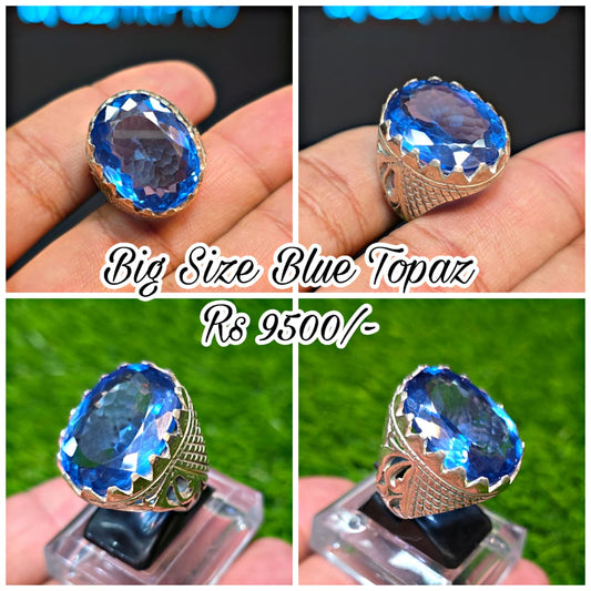 Premium Quality Blue Topaz Ring