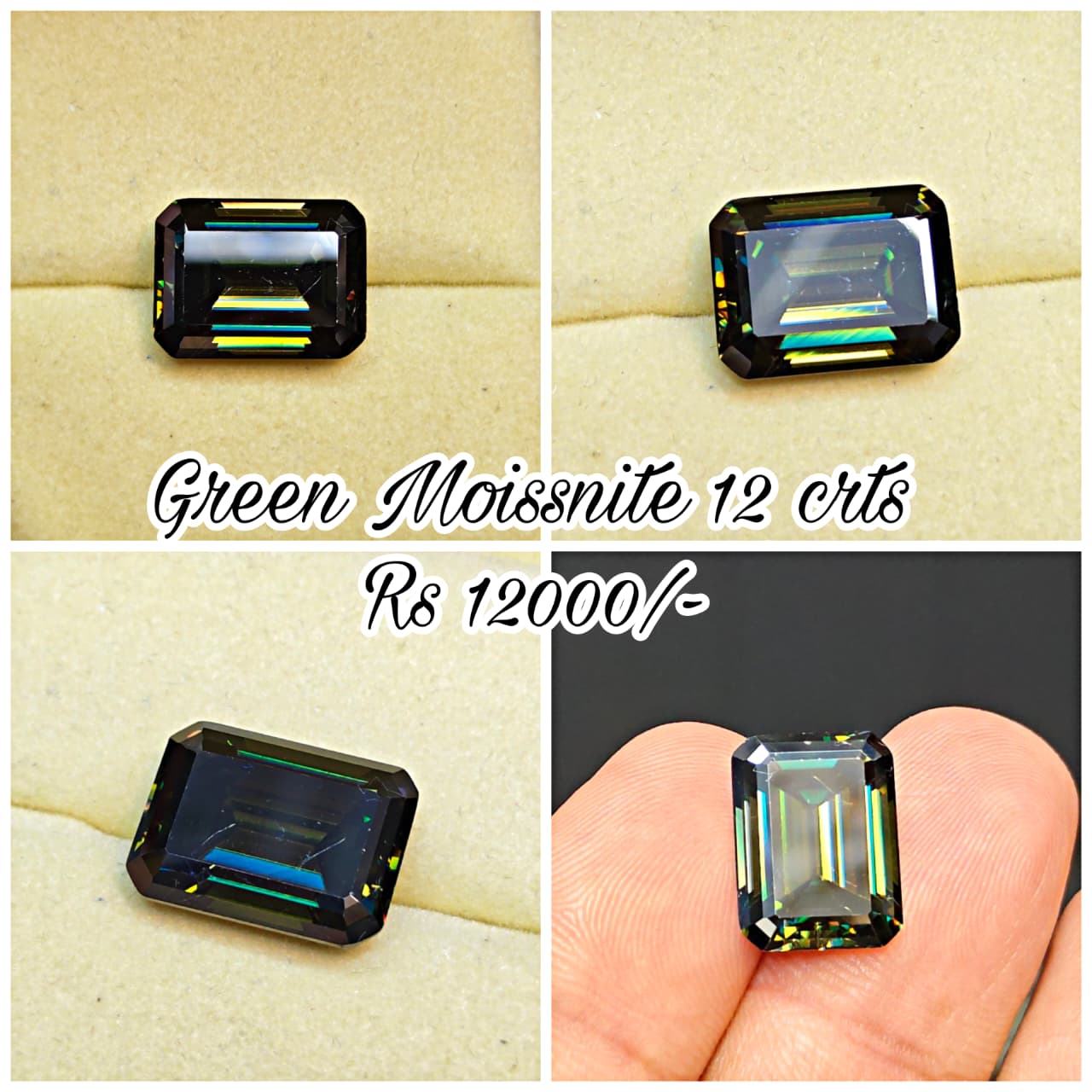 Green Color Moissanite