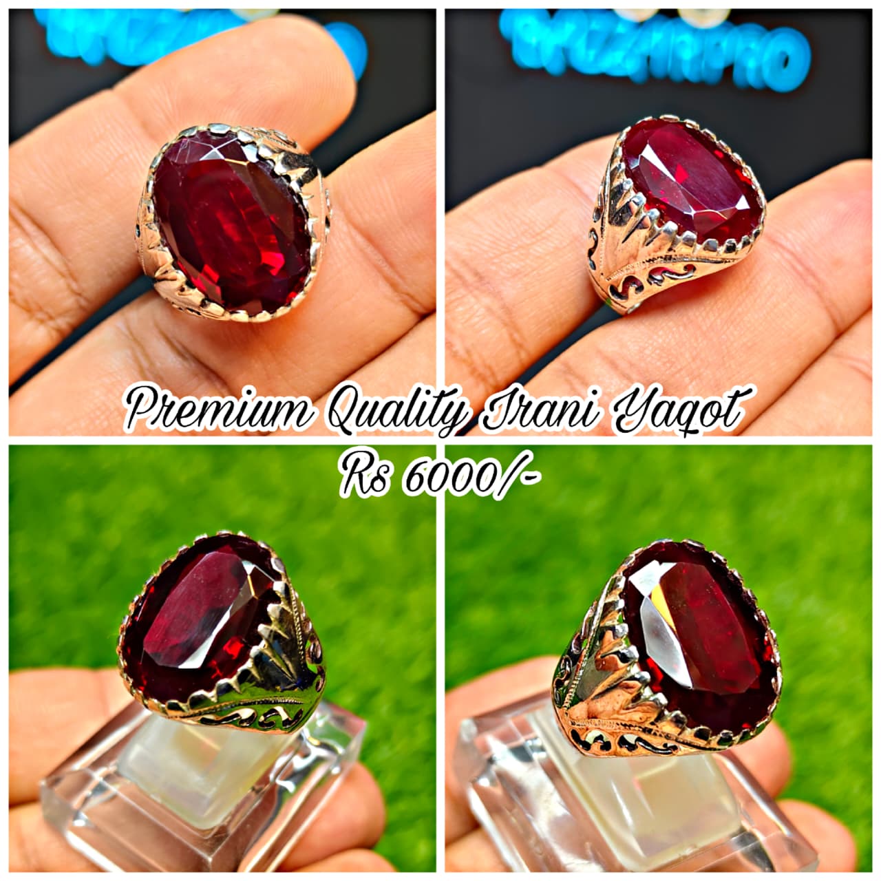 Premium Quality Irani Yaqoot Ring