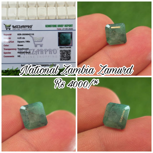 Premium Quality Zambia Zamurd With Lab Certificate