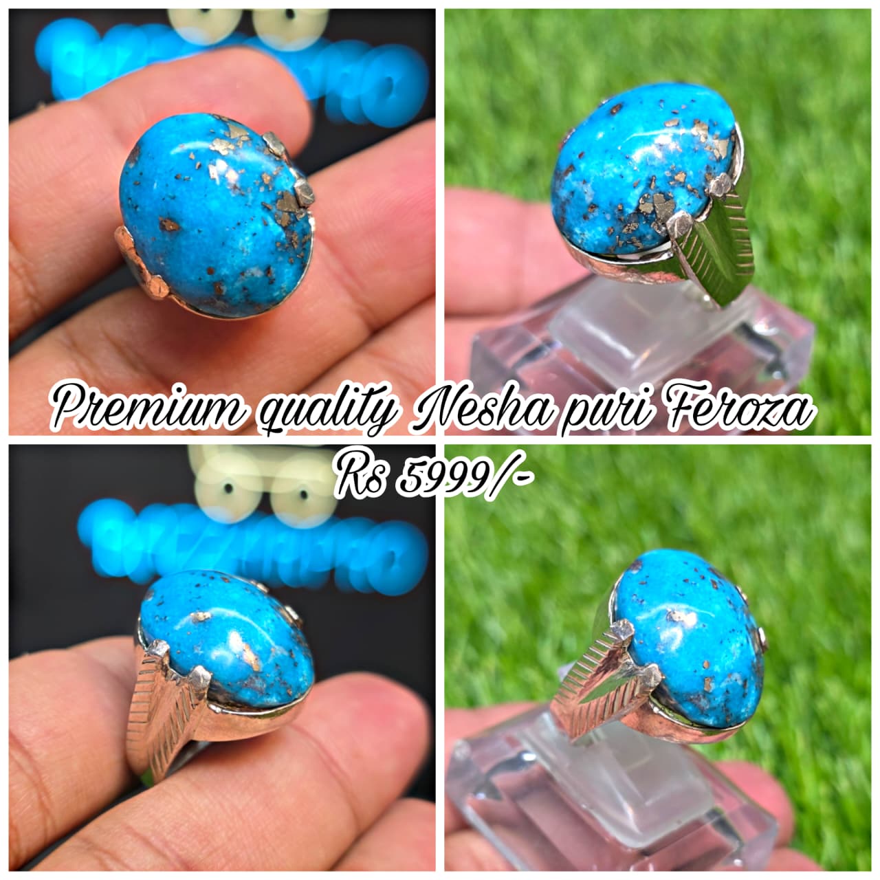 Premium Quality Nish Puri Feroza Ring
