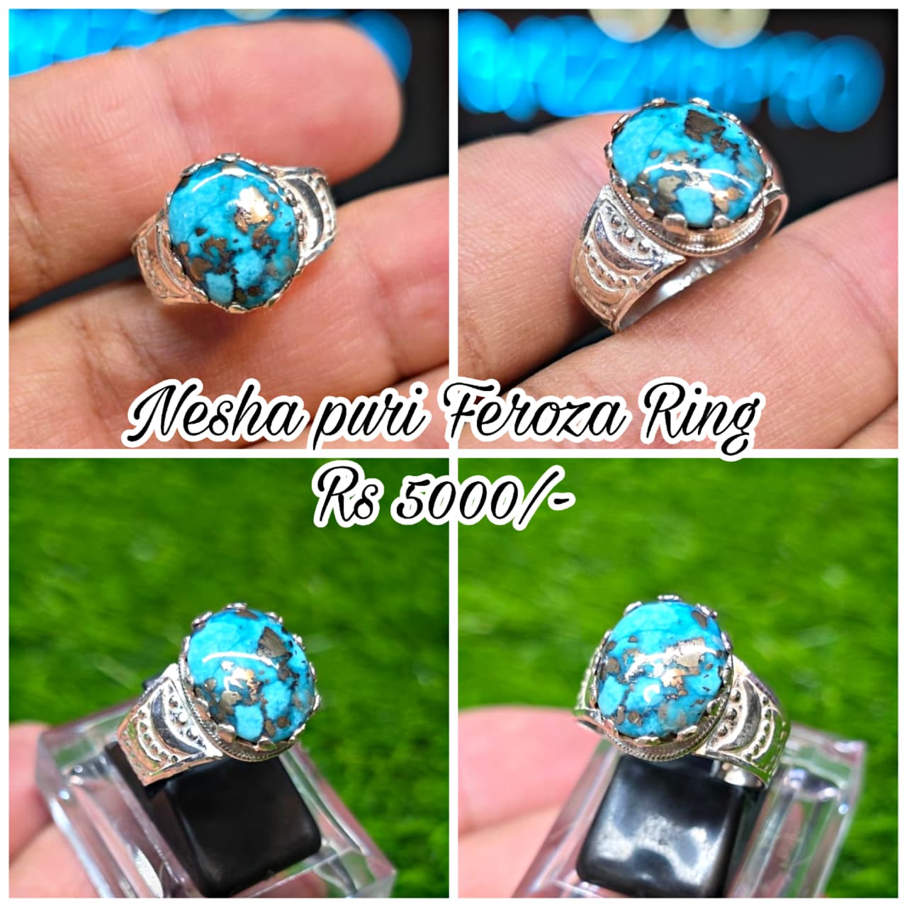 Premium Quality Nisha Puri Feroza Ring