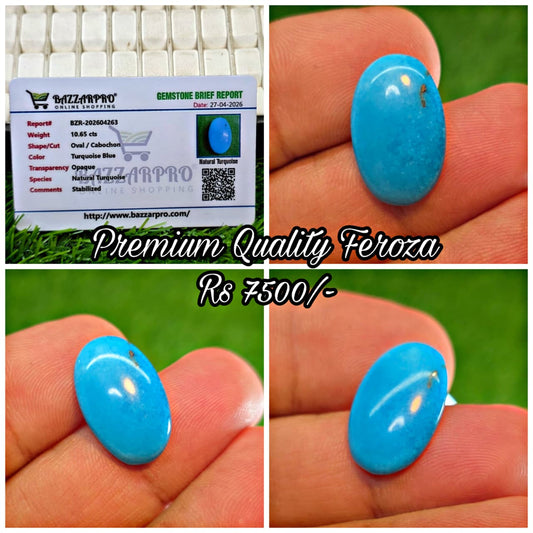 Premium Quality Feroza With Lab Certificate