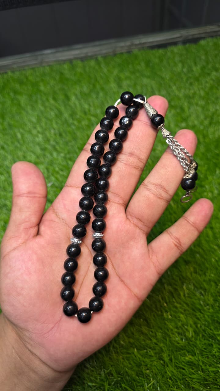Natural Aqeeq Tasbeeh 33 Beads