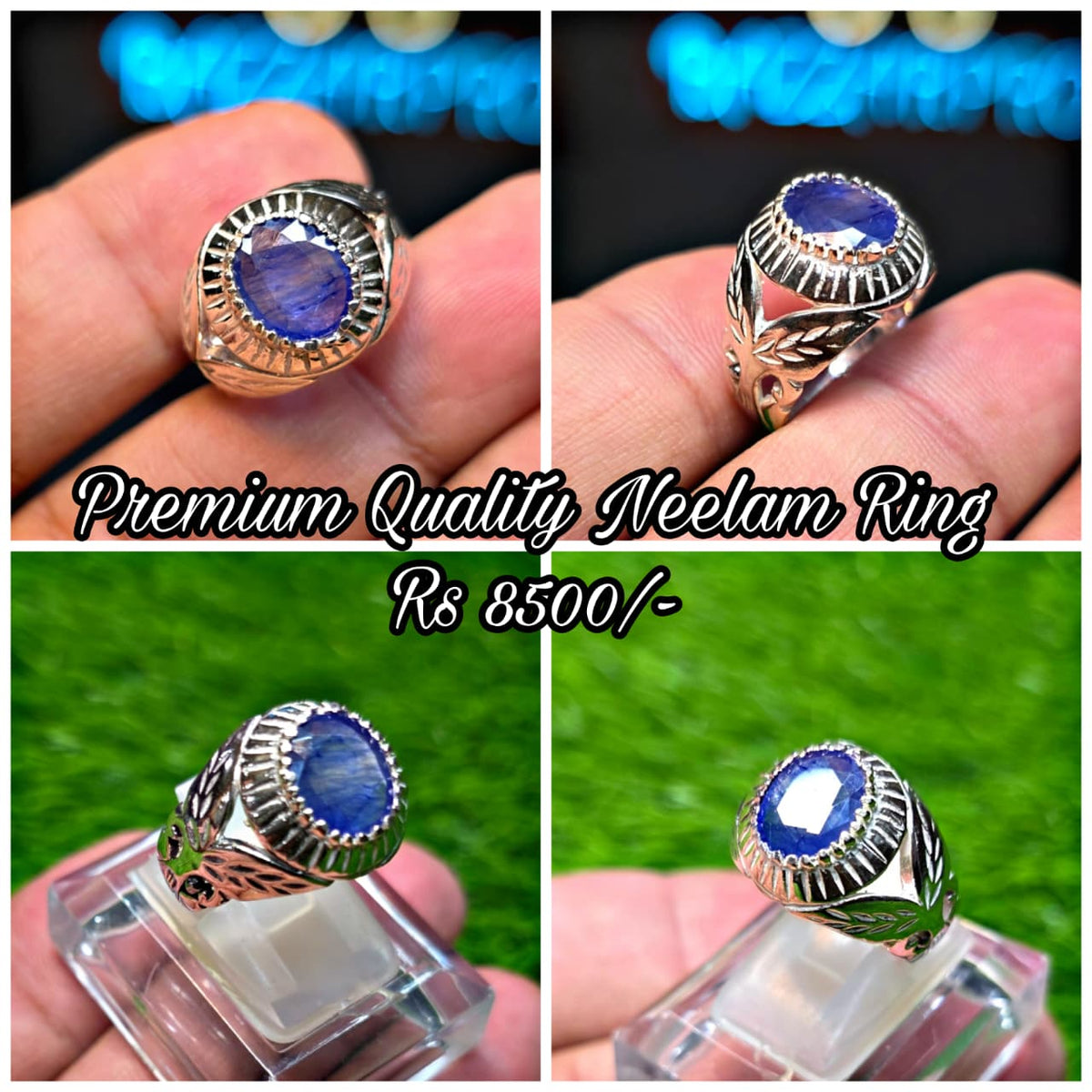 Natural Neelam Ring