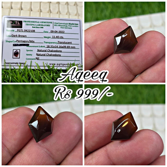 Aqeeq With Lab Certificate