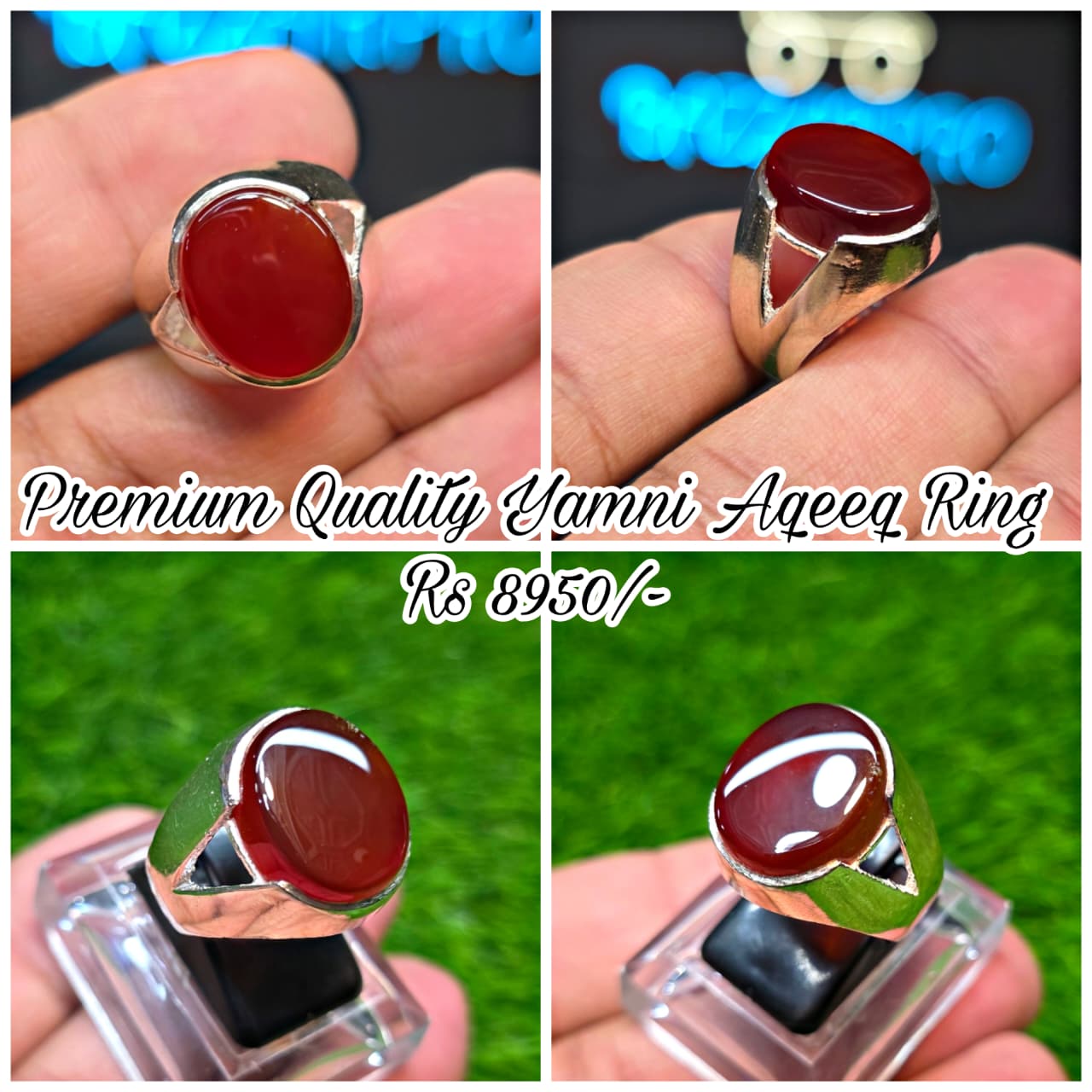 Premium Quality Yamni Aqeeq Ring