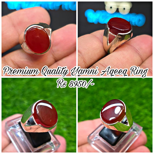 Premium Quality Yamni Aqeeq Ring