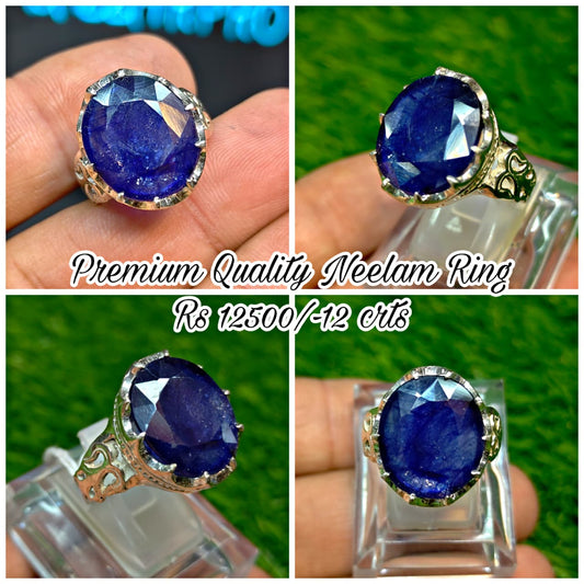 Premium Quality Neelam Ring