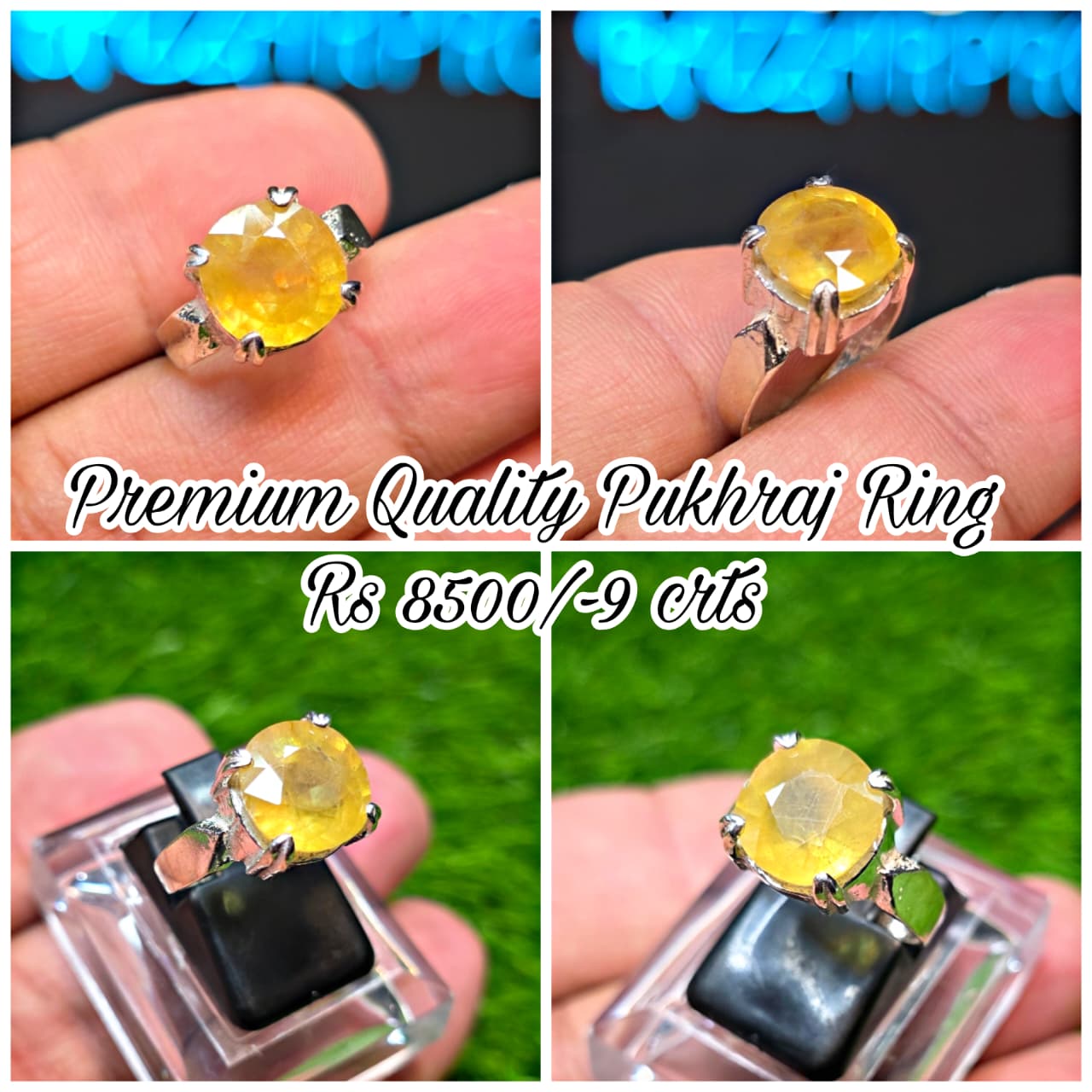 Premium Quality Pukhraj Ring