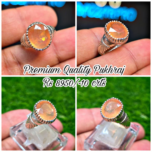 Premium Quality Pukhraj Ring
