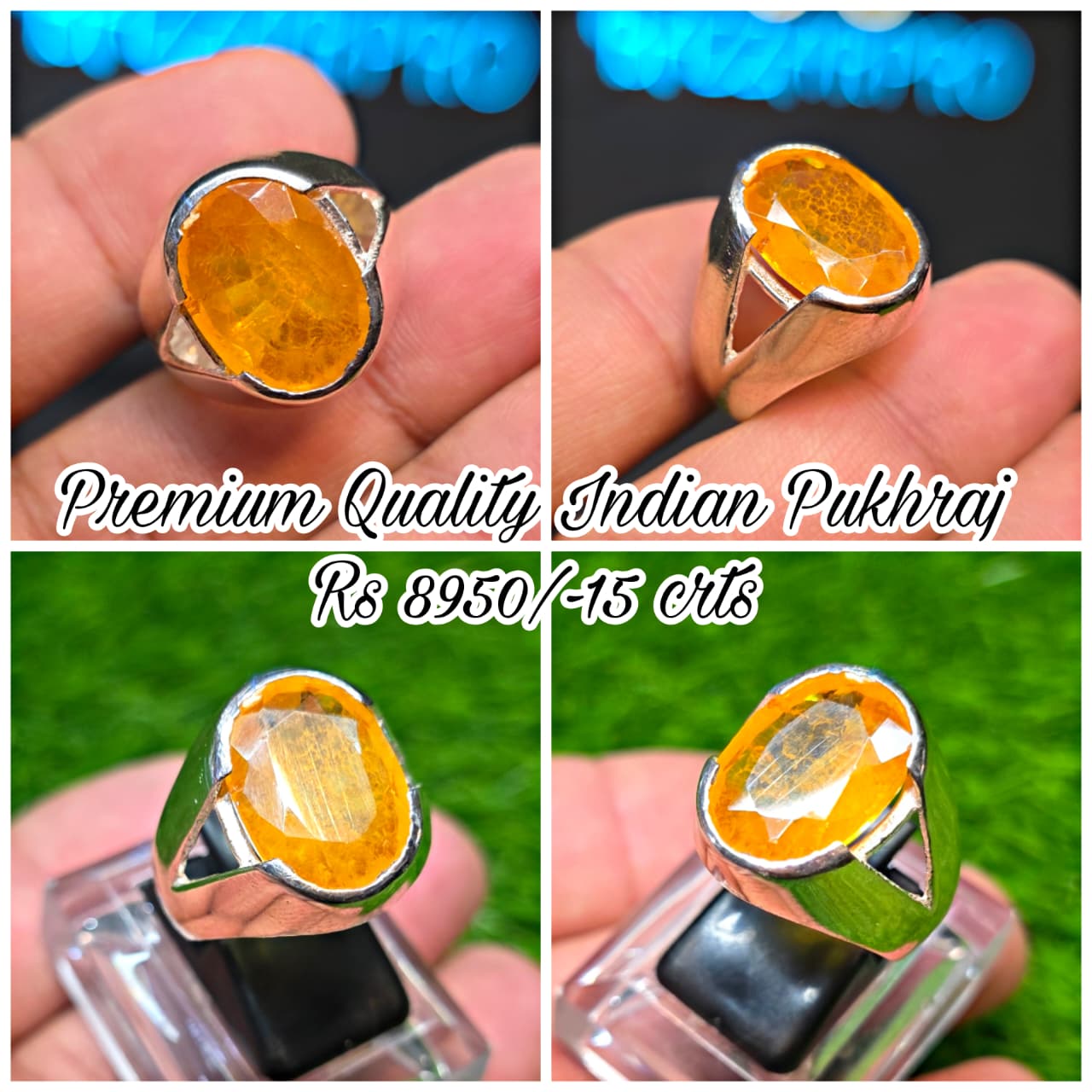 Premium Quality Pukhraj Ring