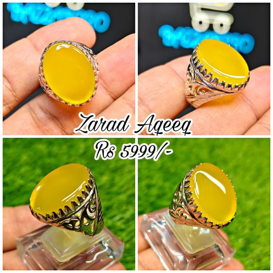 Premium Quality Zarad AqeeqRing