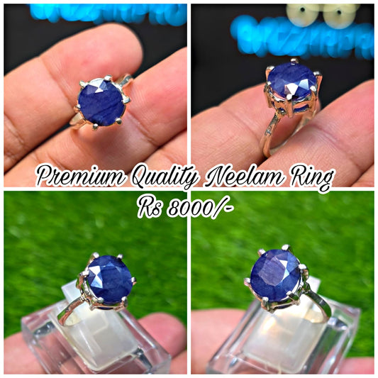 Premium Quality Neelam Ring