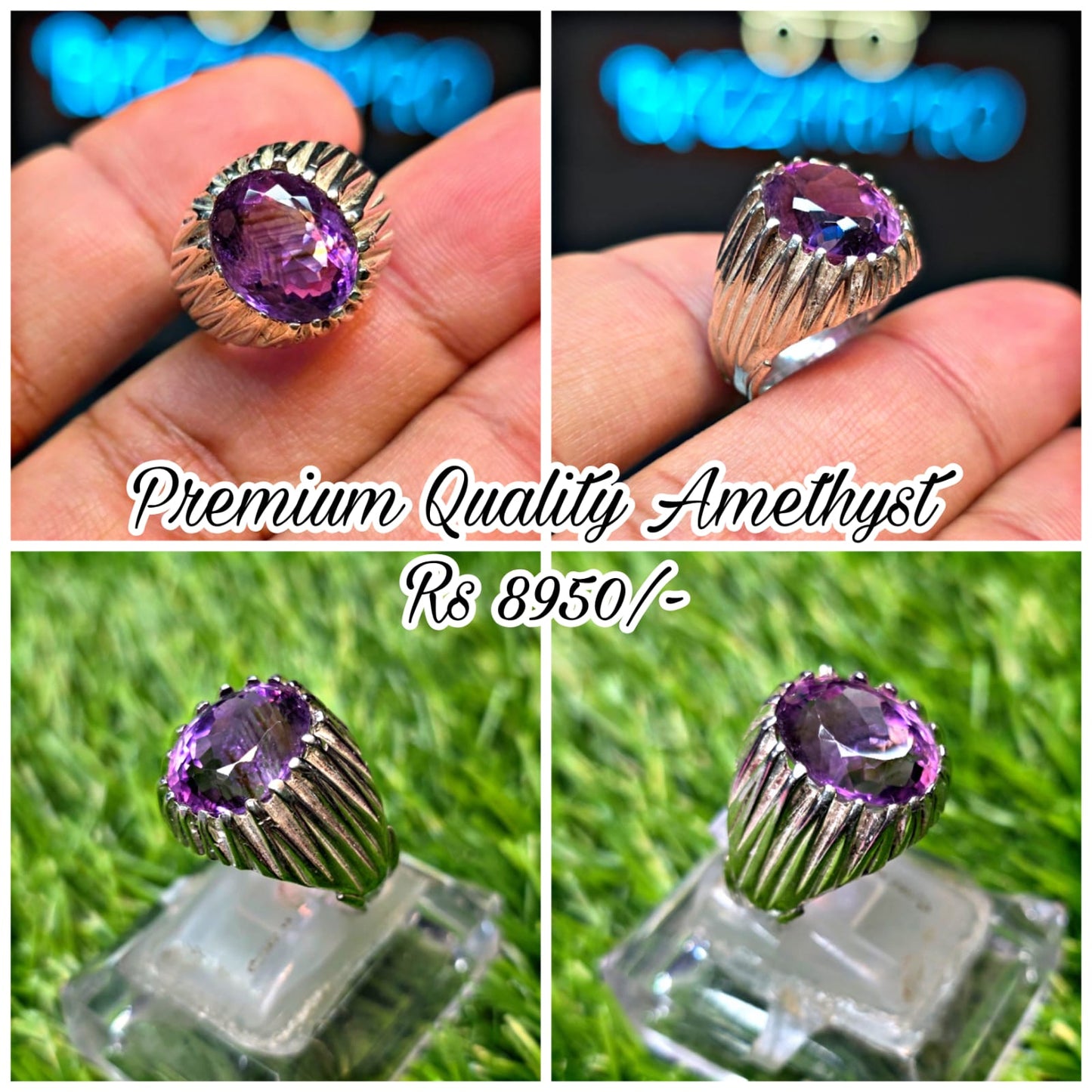 Premium Quality Amethyst Ring