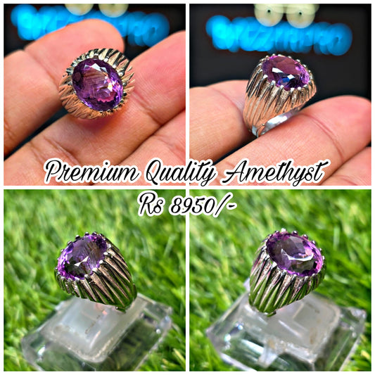 Premium Quality Amethyst Ring