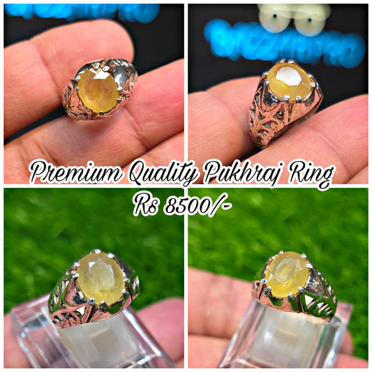 Premium Quality Pukhraj Ring