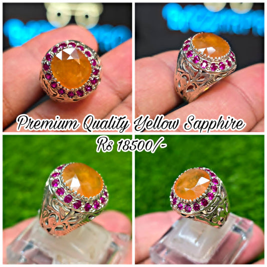 Premium Quality Pukhraj Ring