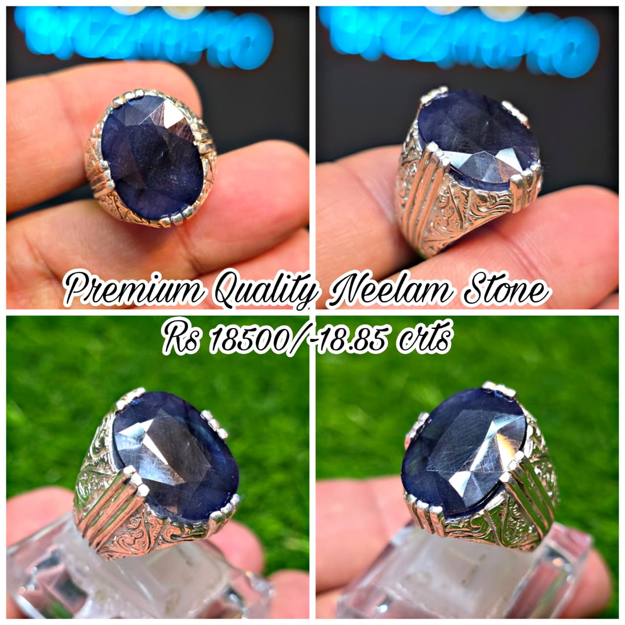 Premium Quality Neelam Ring