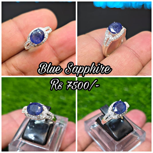 Premium Quality Blue Sapphire Ring (Ladies)