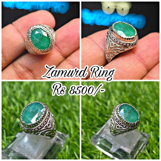 Premium Quality Zambia Zamurd Ring