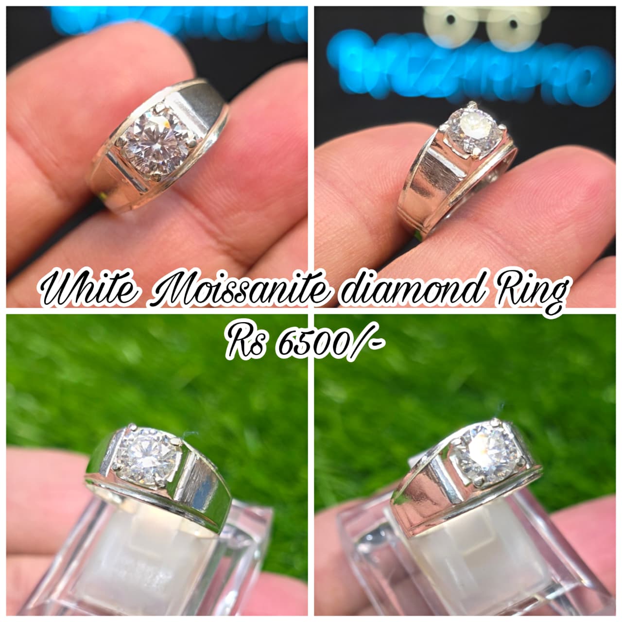 Premium Quality Moissanite Diamond Ring