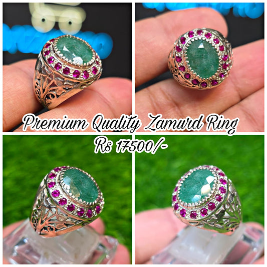 Premium Quality Zamurd Ring