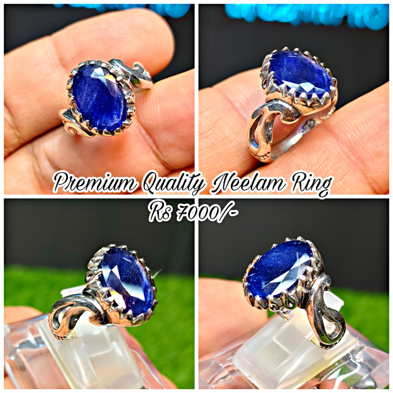 Premium Quality Neelam Ring