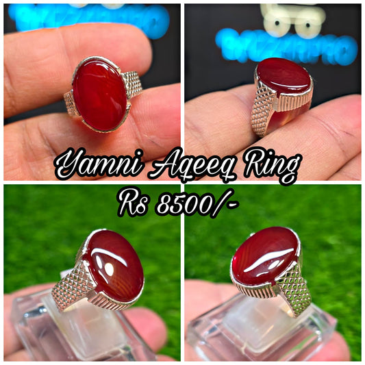 Premium Quality Yamni Aqeeq Ring