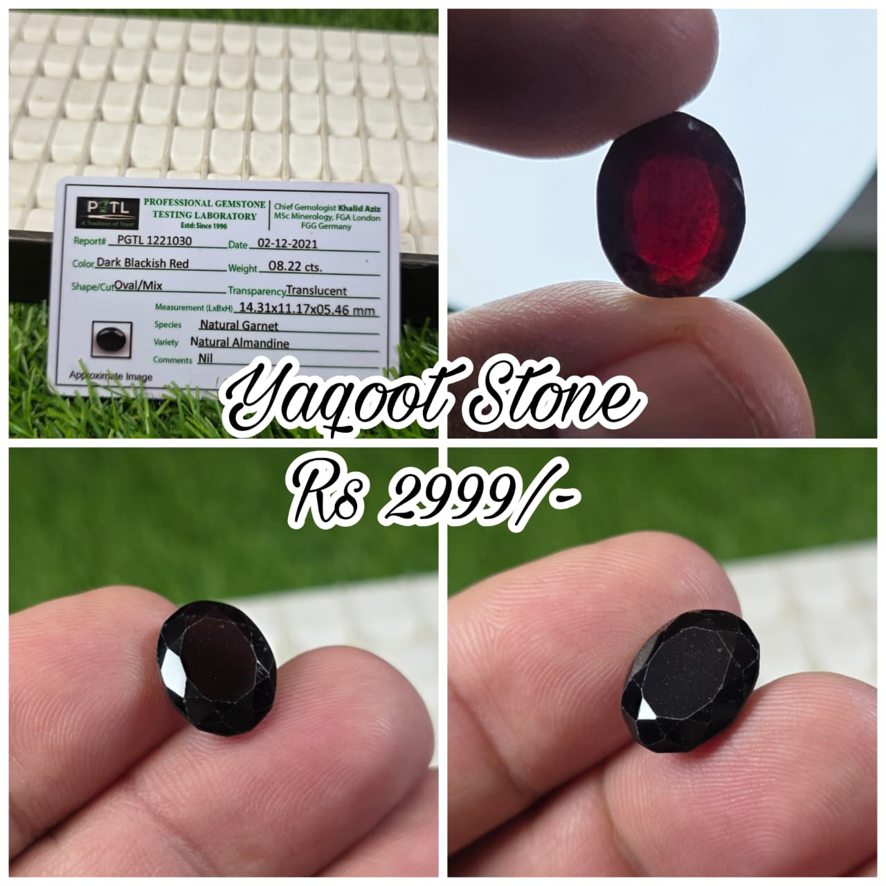 Yaqoot Stone With Lab Certificate