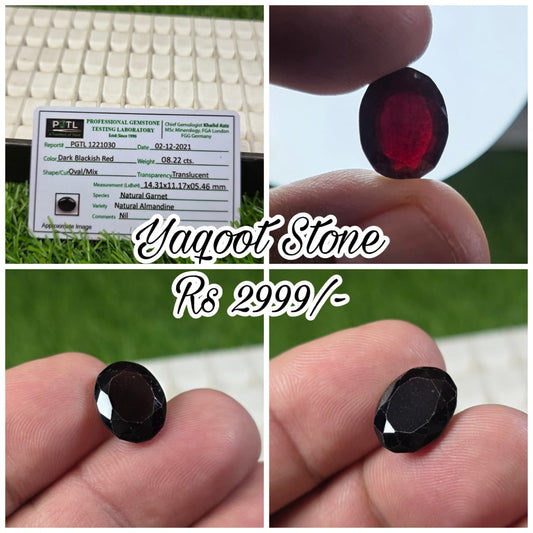 Yaqoot Stone With Lab Certificate