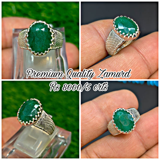 Premium Quality  Zamurd Ring