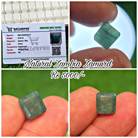 Premium Quality Zamurd With Lab Certificate