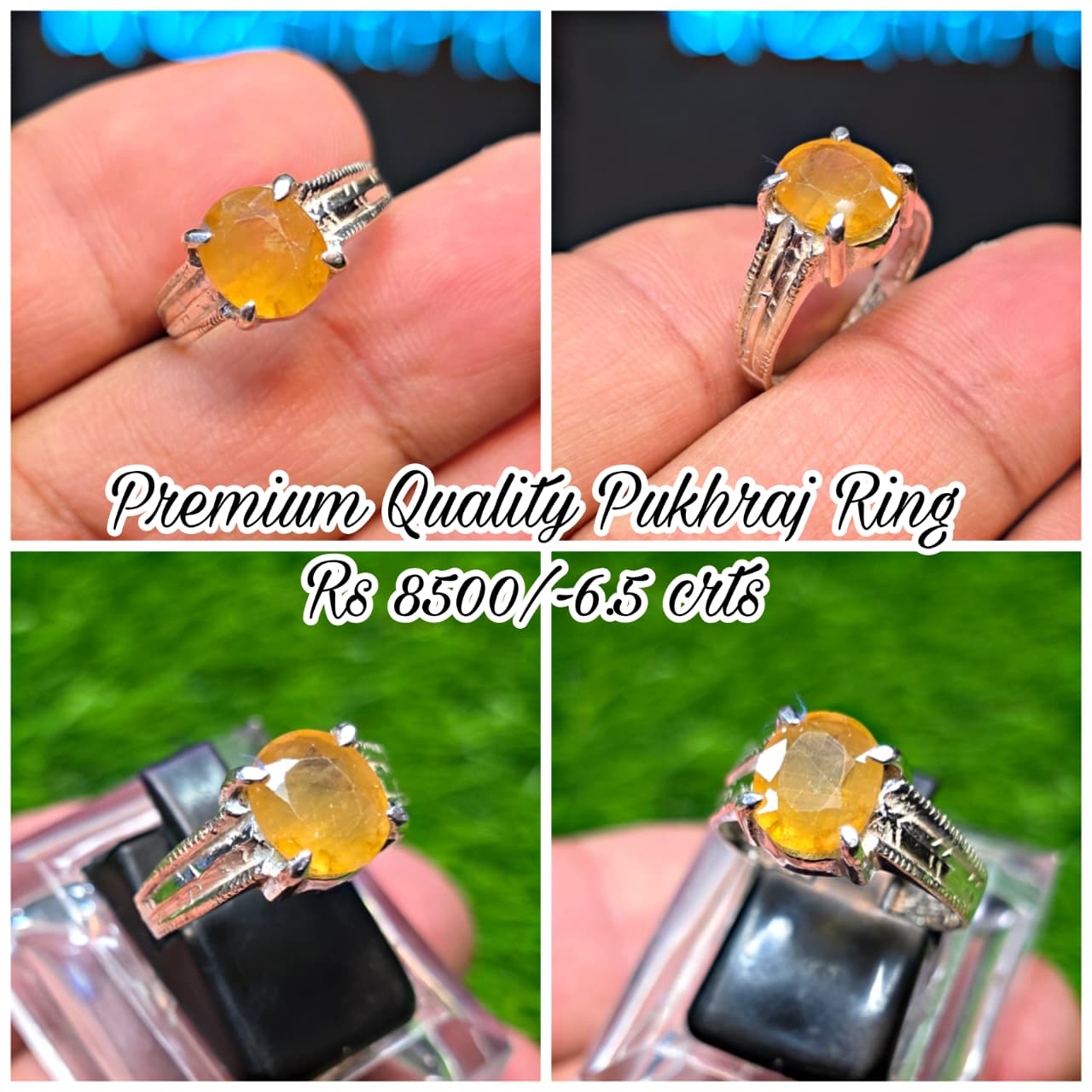 Premium Quality Pukhraj Ring