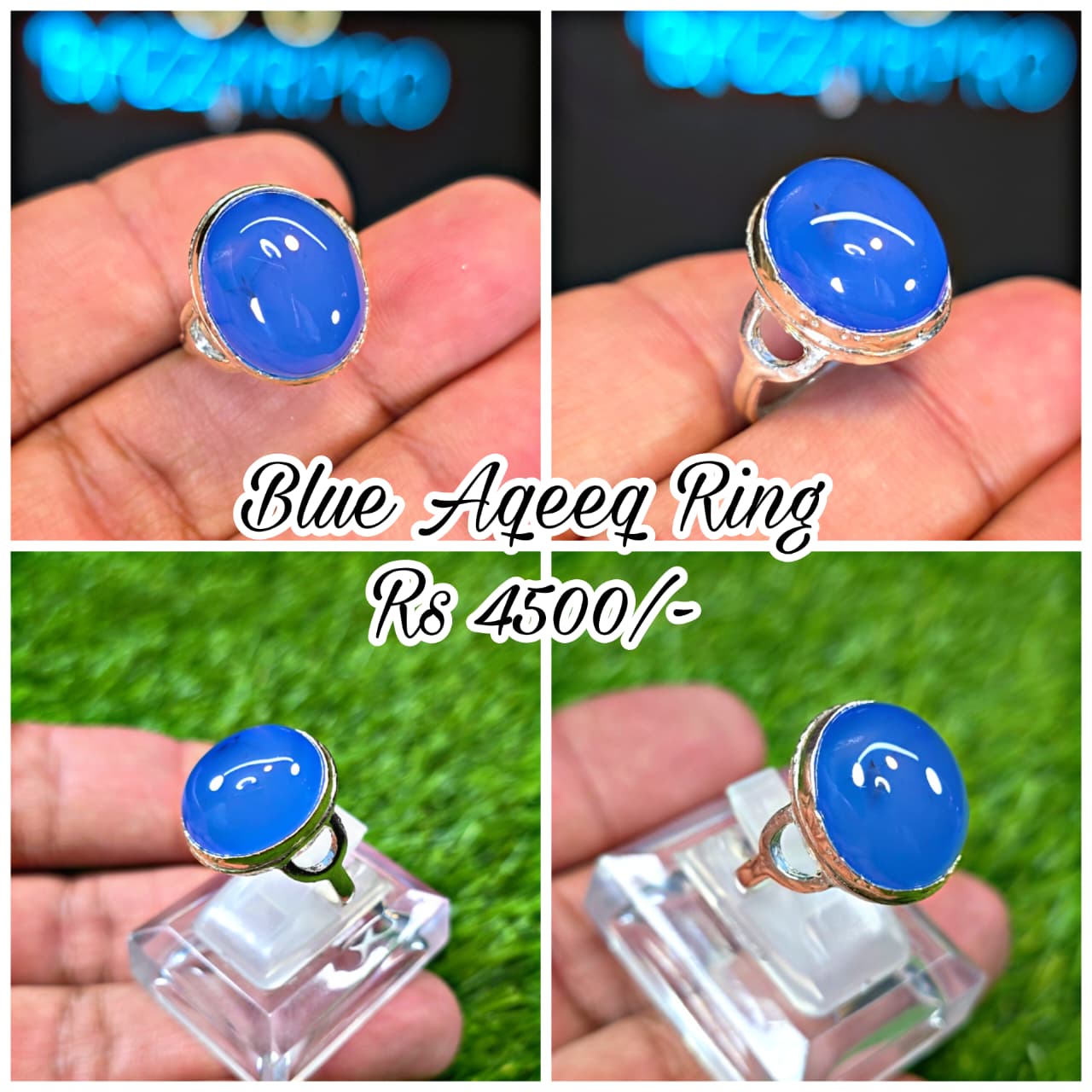 Premium Quality Aqeeq Ring