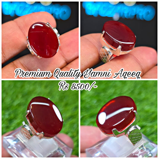 Premium Quality Yamni Aqeeq Ring
