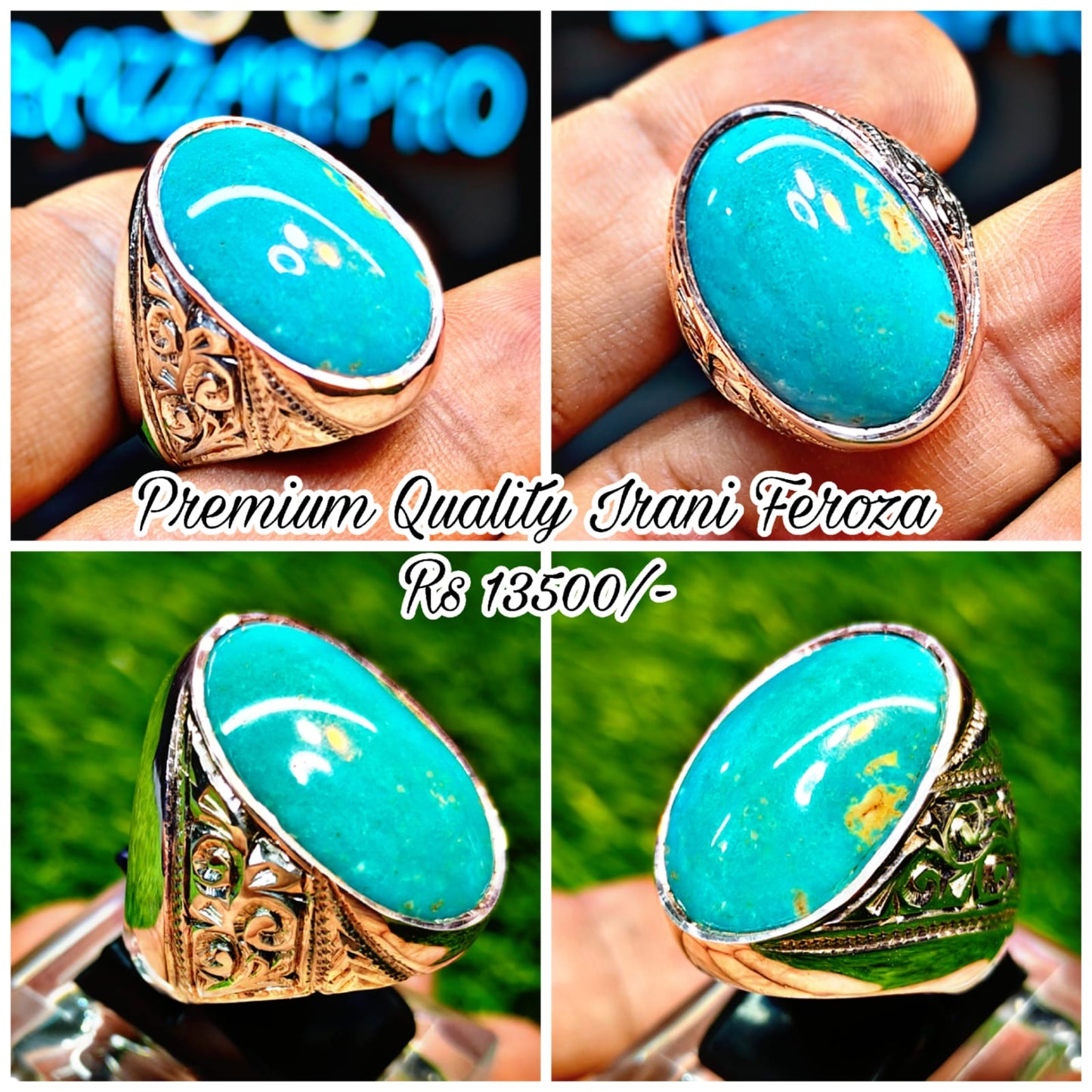 Premium Quality Irani Feroza Ring