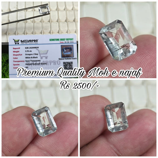 Premium Quality Moh e Najaf Stone With Lab Certificate