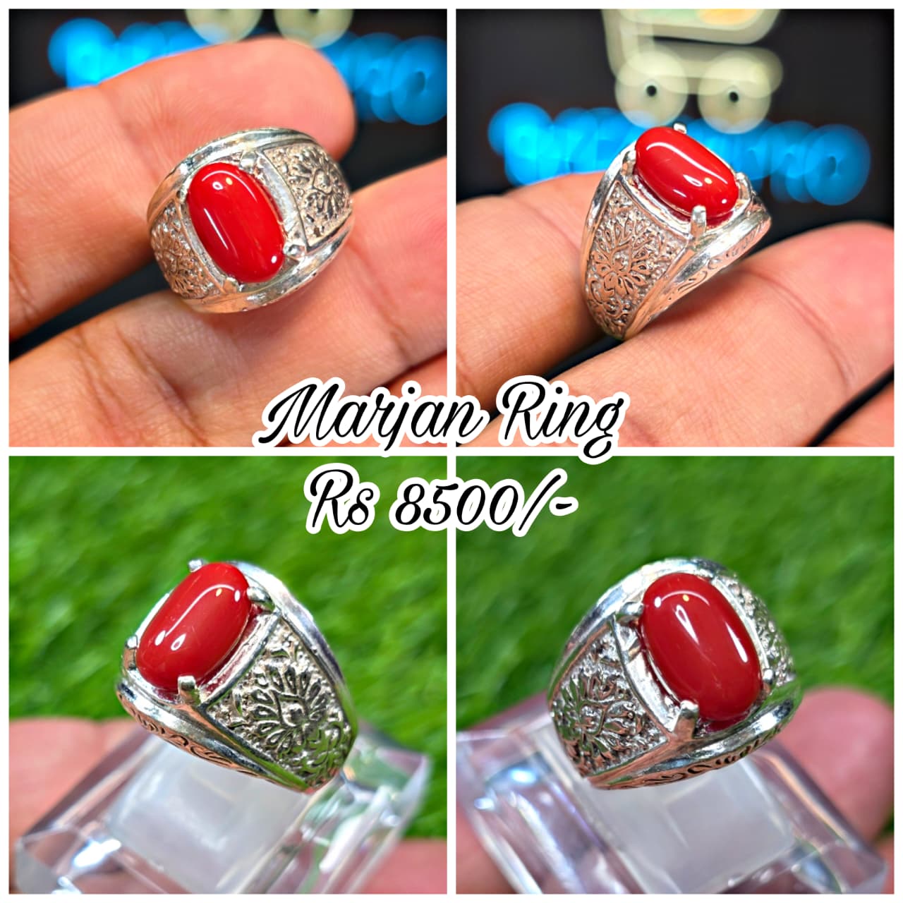 Premium Quality Marjan Ring