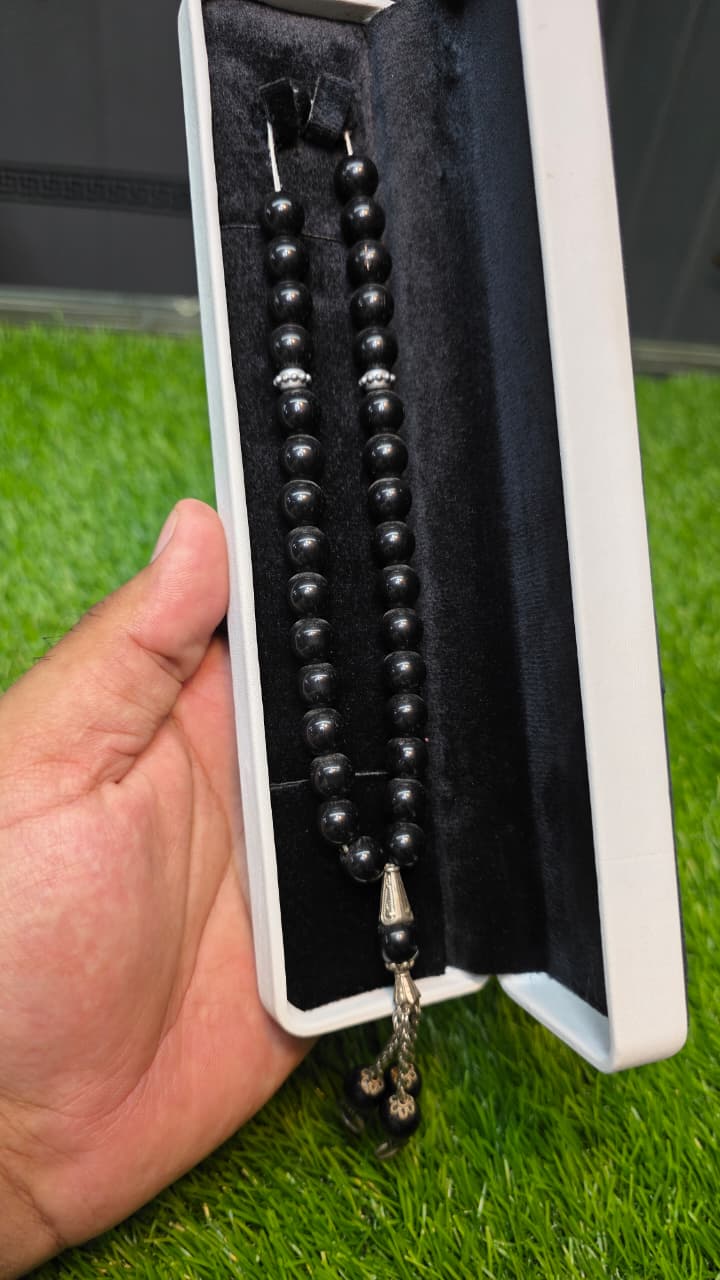 Natural Aqeeq Tasbeeh 33 Beads