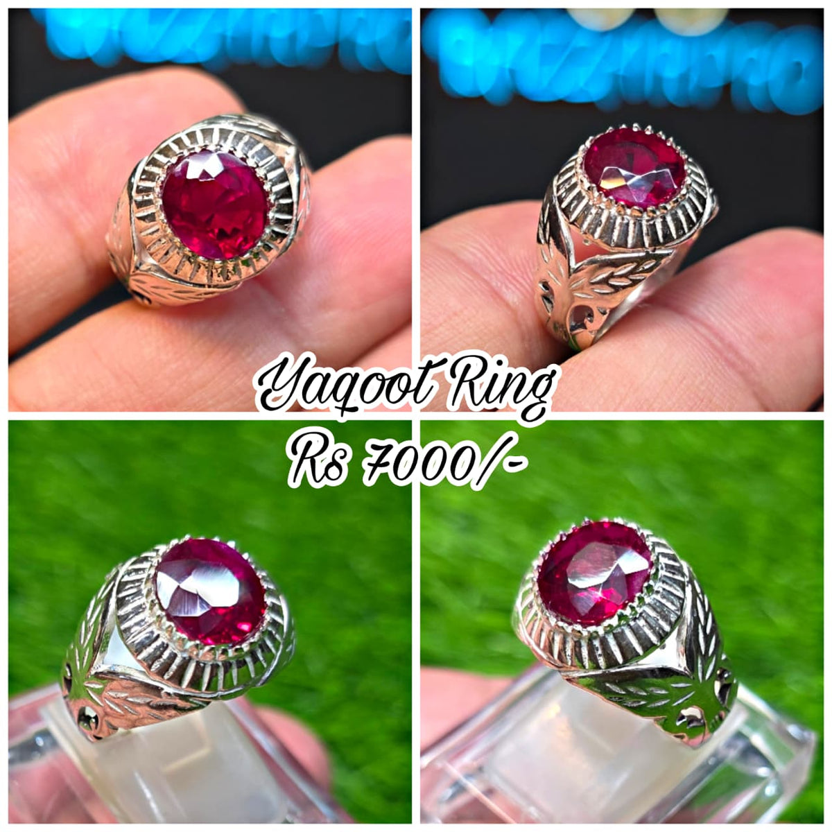 Natural Yaqoot Ring